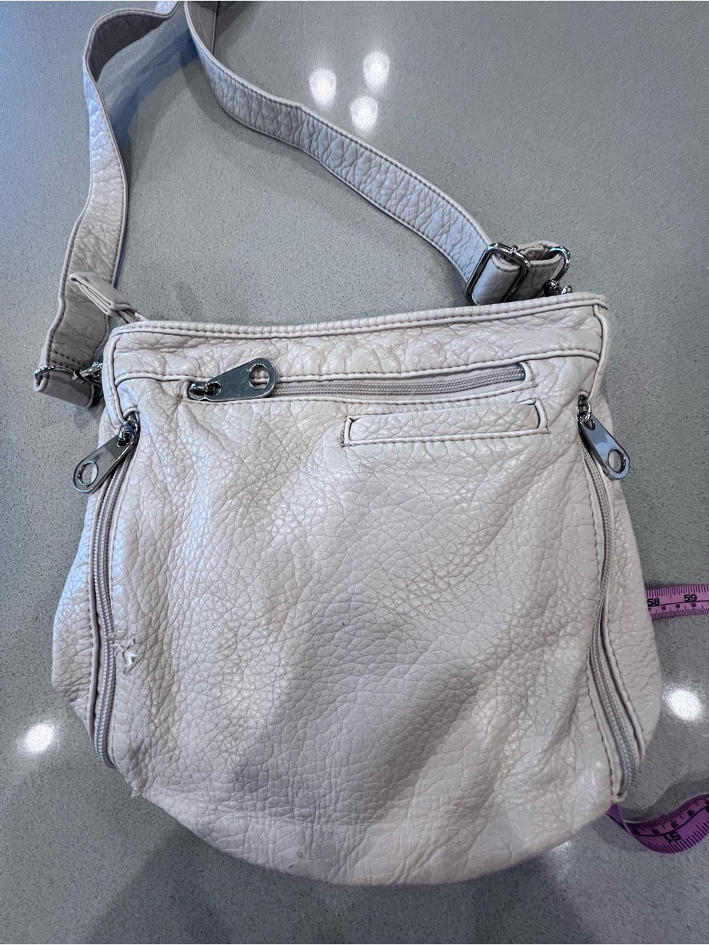 Blazin Roxx Flag Purse Pockets Working Zippers Adjustable Strap Distressed Used - Picture 8 of 14